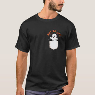 Funny Pocket Ghost Halloween Costume Trick or Trea T-Shirt