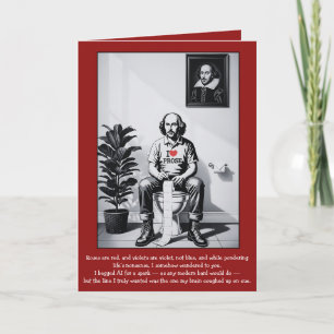 Funny poem Valentine Card