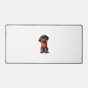 Funny Pointer Shirt Pointer Mom Dad Dog Lover Poin Desk Mat
