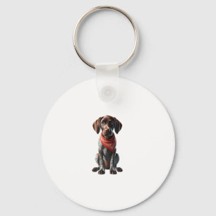 Funny Pointer Shirt Pointer Mom Dad Dog Lover Poin Keychain