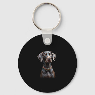 Funny Pointer Shirt Pointer Mom Dad Dog Lover Poin Keychain