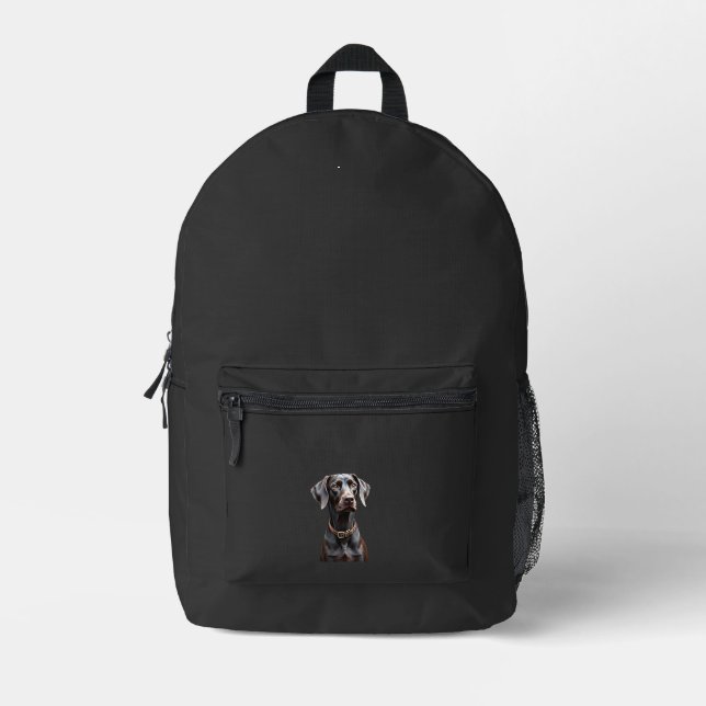 Funny Pointer Shirt Pointer Mom Dad Dog Lover Poin Printed Backpack (Front)