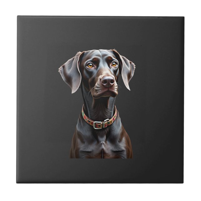 Funny Pointer Shirt Pointer Mom Dad Dog Lover Poin Tile (Front)