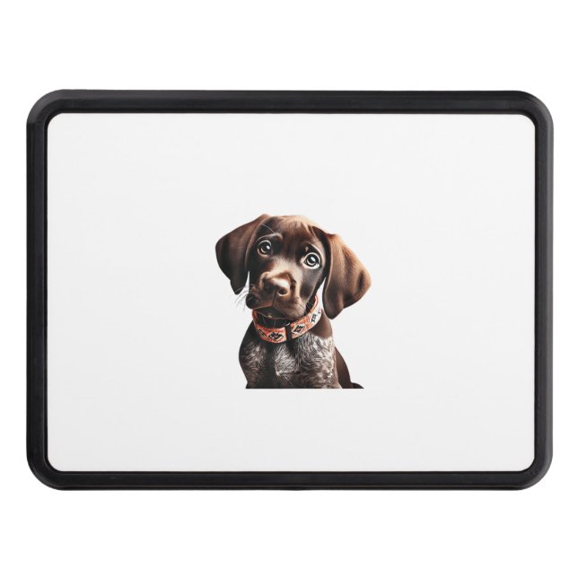 Funny Pointer Shirt Pointer Mom Dad Dog Lover Poin Trailer Hitch Cover (Front)