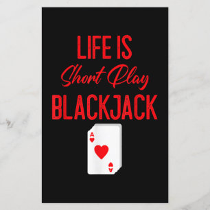 Funny Poker Life Is Short Play Blackjack