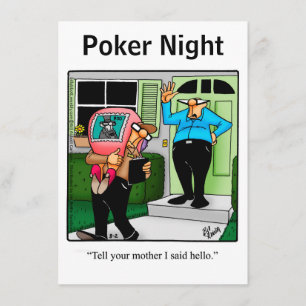 Funny Poker Night Invitations