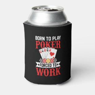 Funny poker word art  can cooler