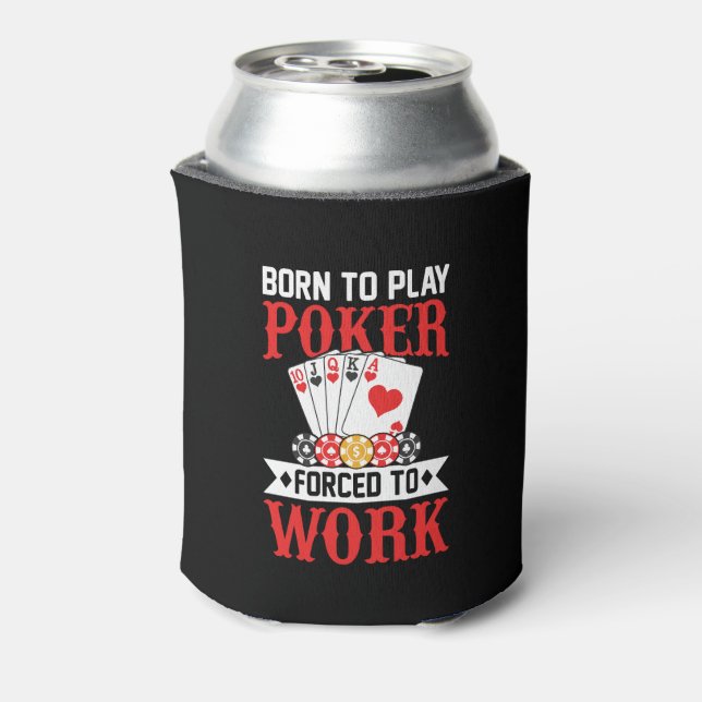 Funny poker word art  can cooler (Can Back)