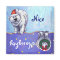 Funny Polar Bear Naughty Nice Holiday Magnet