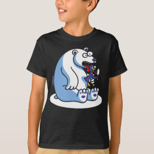 Funny Polar Bear Penguin Ice Cream Animal Lover T-Shirt