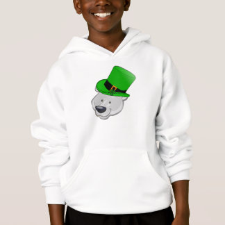 Funny Polar Bear Sweatshirt - St Patricks Day Gift