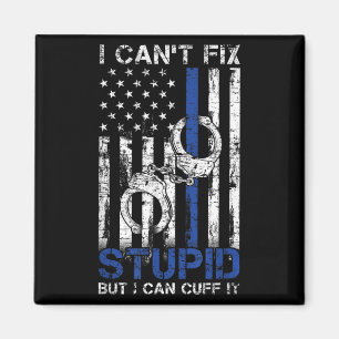 Funny Police Officer Gift Law Enforcement Police  Magnet