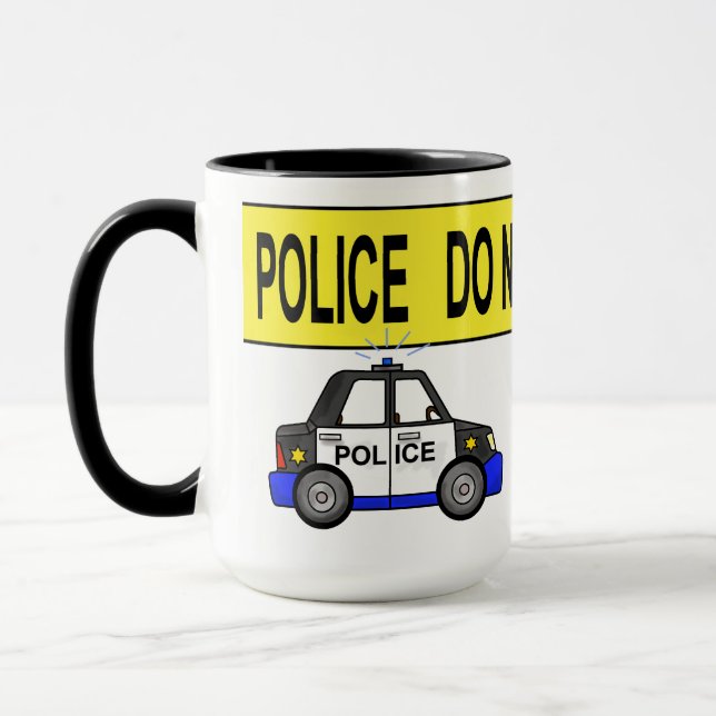 Funny Policeman Coffee Mug  Personalize It! (Left)