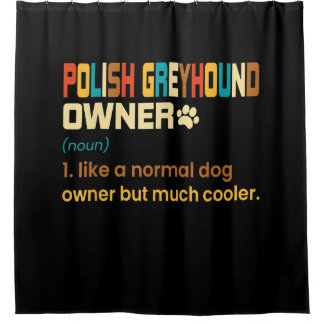 Funny Polish Greyhound Vintage Retro Dog Mom Dad G