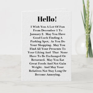 Funny Politically Correct Holiday Greeting Card