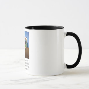 Funny Politics and Drinking Cartoon Gift! Mug