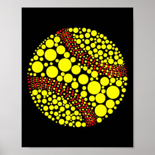 Funny Polka Dot Softll Lover Player International Poster