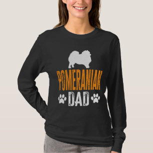 Funny Pomeranian Dad Perfect Pomeranian Dog Owner T-Shirt