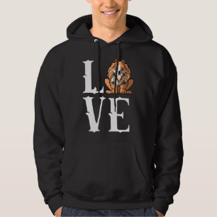 Funny Pomeranian Dog Mom Dad Love R Hoodie