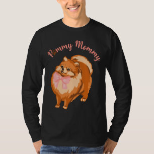 Funny Pomeranian Dog Pommy Mommy T-Shirt