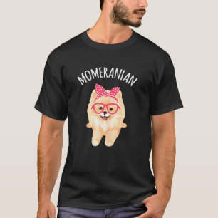 Funny Pomeranian Mom Bandana Pomeranian Puppies Su T-Shirt