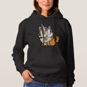 Funny Pomeranian Unicorn Hat Hoodie
