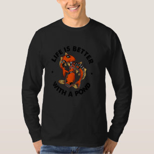 Funny Pond Koi Fish  For Nishikigoi Carp Lover Men T-Shirt