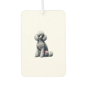 Funny Poodle Animal Lover Dogs Graphic Cute Dog Ow Air Freshener
