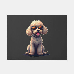 Funny Poodle Animal Lover Dogs Graphic Cute Dog Ow Doormat