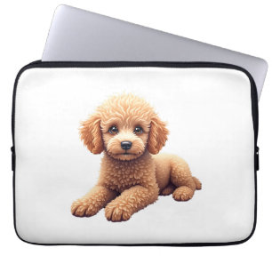 Funny Poodle Animal Lover Dogs Graphic Cute Dog Ow Laptop Sleeve