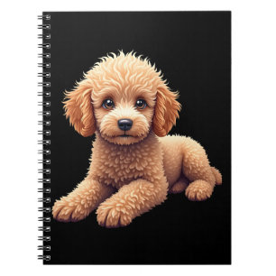Funny Poodle Animal Lover Dogs Graphic Cute Dog Ow Notebook