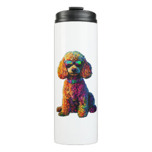Funny Poodle Animal Lover Dogs Graphic Cute Dog Ow Thermal Tumbler