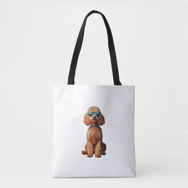 Funny Poodle Animal Lover Dogs Graphic Cute Dog Ow Tote Bag (Front)
