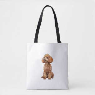 Funny Poodle Animal Lover Dogs Graphic Cute Dog Ow Tote Bag