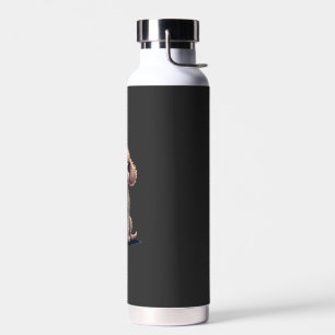 Funny Poodle Animal Lover Dogs Graphic Cute Dog Ow Water Bottle