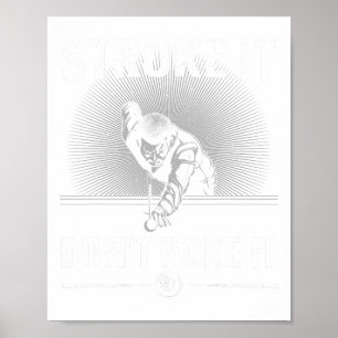 Funny Pool Art For Men Women Billiards Lover Pool Poster