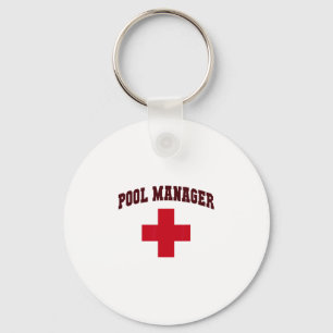 Funny Pool Manager Girls Camp Lifeguards Trip Crui Keychain