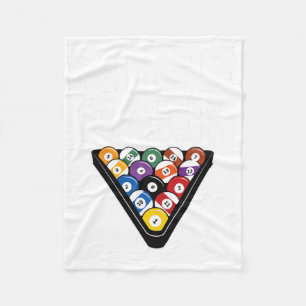 Funny Pool Payer Gifts Nice Rack Shirt Art-pool Bi Fleece Blanket
