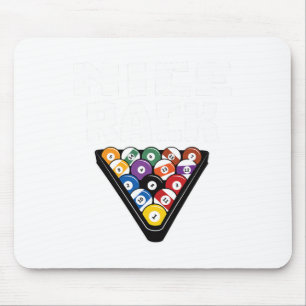 Funny Pool Payer Gifts Nice Rack Shirt Art-pool Bi Mouse Pad