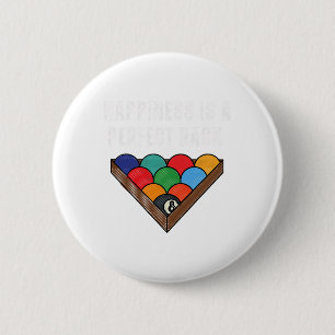 Funny Pool Perfect Rack Billiards Tee 2 Inch Round Button