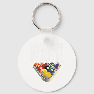 Funny Pool Perfect Rack Billiards Tee  Keychain