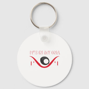 Funny Pool Player Design - For Billiards Fans And Keychain