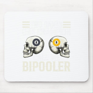 Funny Pool Player Design - For Billiards Fans And  Mouse Pad