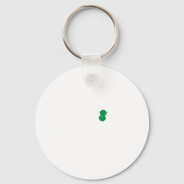 Funny Pool Table Tee Rather Be Playing Pool Billia Keychain (Front)