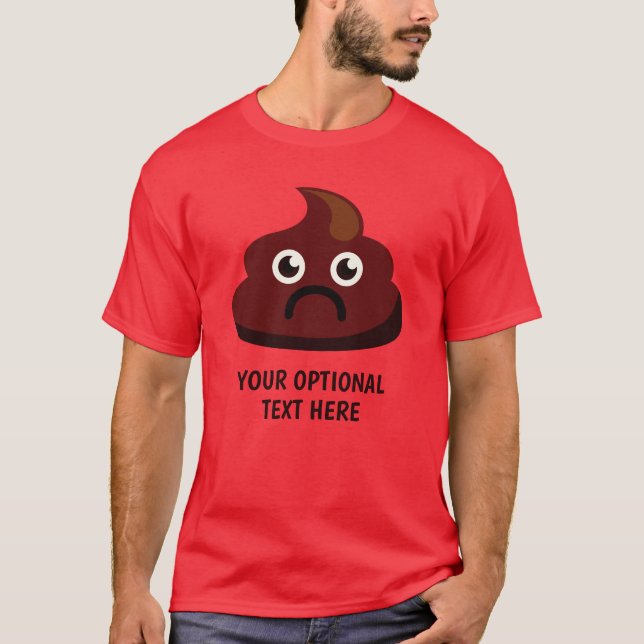 Funny POOP custom text shirts & jackets (Front)