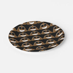 Funny Poop Emoji Paper Plate