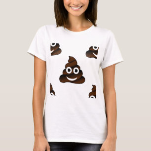 funny poop emoji T-Shirt