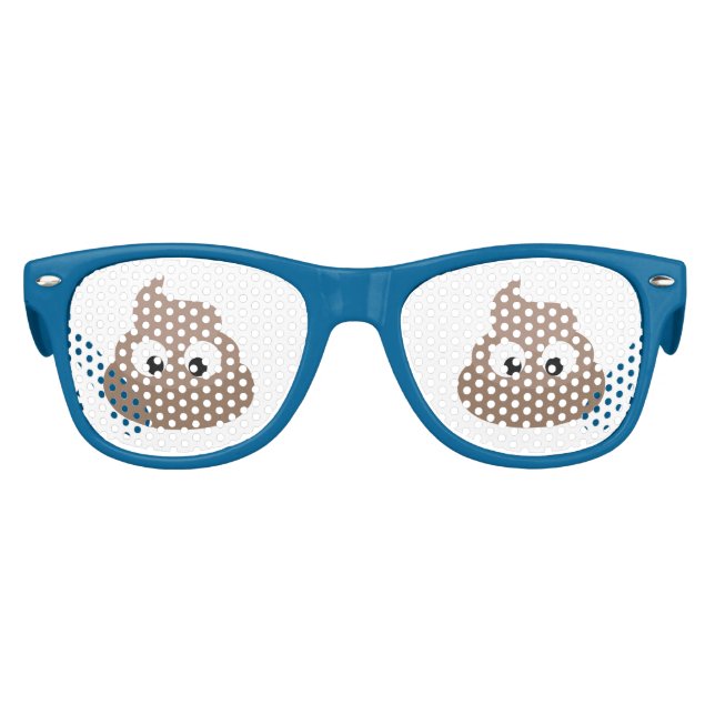 FUNNY POOP FUNGLASSES DE FÊTE LUNETTES DE SOLEIL (Devant)