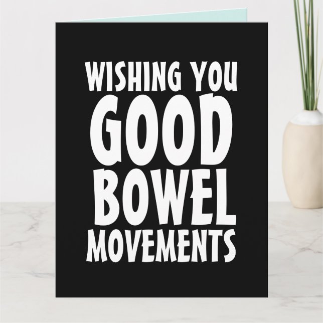  FUNNY poop joke BIRTHDAY CARD (Front)