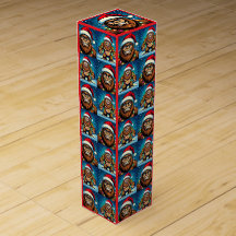 Funny Pop Art Bigfoots Christmas